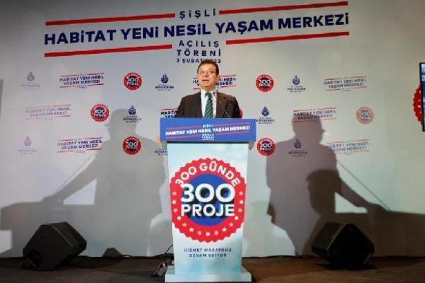 İmamoğlu Şişli Habitat Yeni Nesil Yaşam Merkezi'nin açılışını yaptı