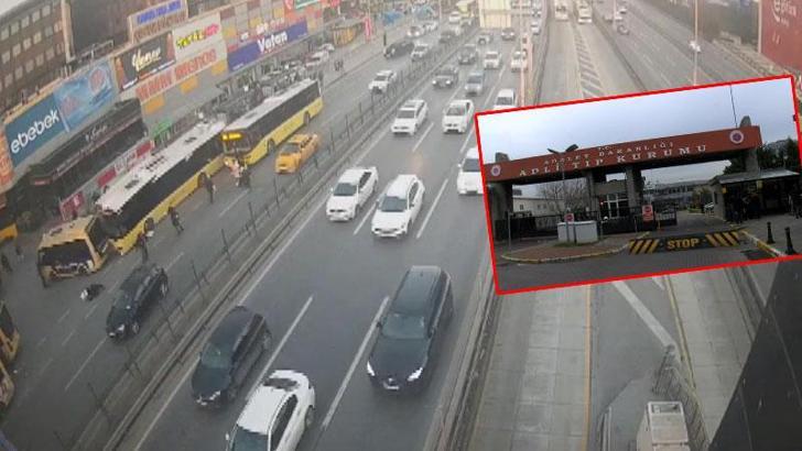 Bahçelievler'deki İETT otobüsü kazasında ölen kadının cenazesi Adli Tıp'tan alındı