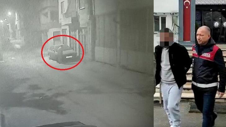 Bursa'da, 8 otomobilden 120 bin liralık far çalan şüpheli yakalandı