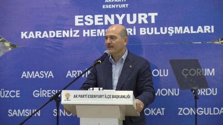 Bakan Soylu Esenyurt-Karadeniz Buluşması'na katıldı