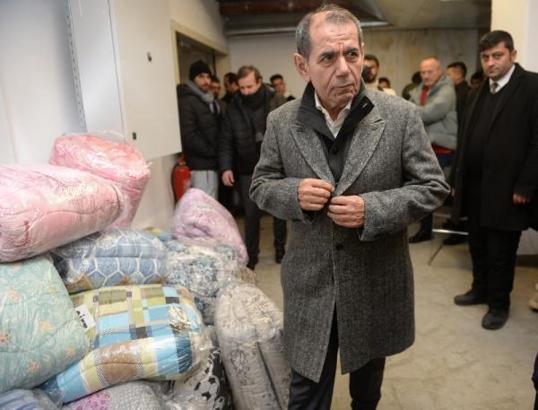 Dursun Özbek: Bu yaraları sarmak için Galatasaray olarak elimizden geleni yapacağız (FOTOĞRAFLAR)