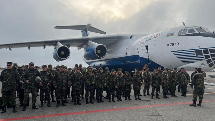 Azerbaycan’ın sahra hastanesi bulunan ikinci yardım uçağı yola çıktı