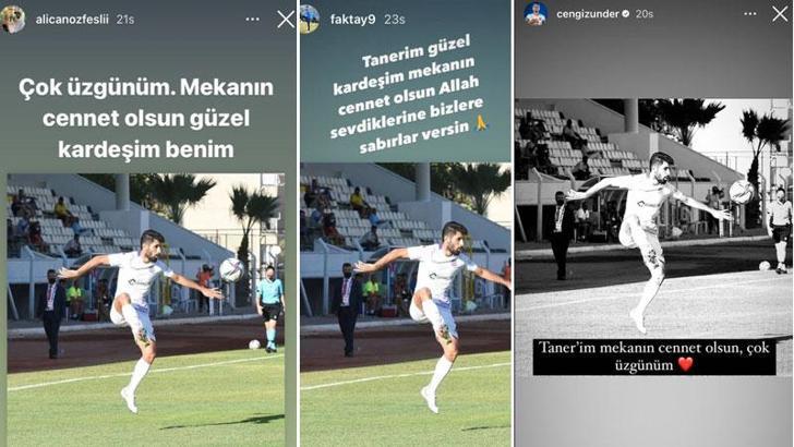 Eski takım arkadaşları Taner Kahriman'a ağlıyor