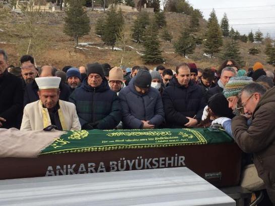 Depremde hayatını kaybeden avukat, Ankara'da son yolculuğuna uğurlandı