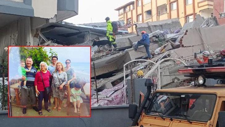 Rusya'dan Hatay'a ziyarete gelen 4 kişilik aile, enkaz altında
