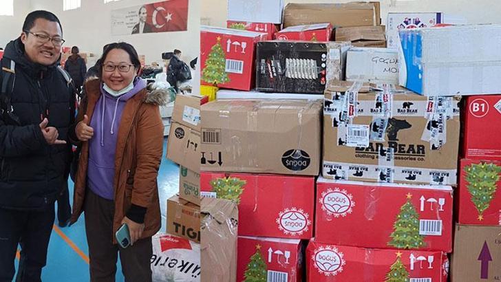 Antalya'da yaşayan Çinli'den depremzedelere destek