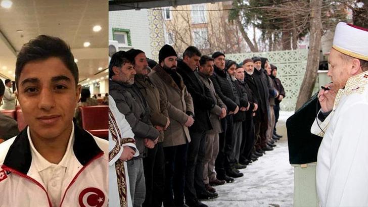 Depremde vefat eden milli güreşçi Şimşek, Tekirdağ'da toprağa verildi