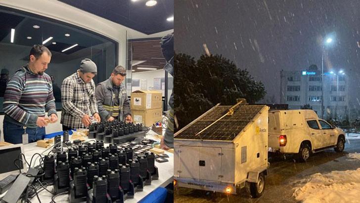 Toroslar EDAŞ, deprem bölgesinde afet haberleşme sistemini devreye aldı