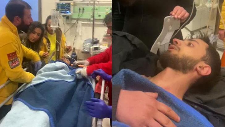 133'üncü saatte kurtarılan Barış, yanındaki 1 litre kolayı içerek hayatta kalmış