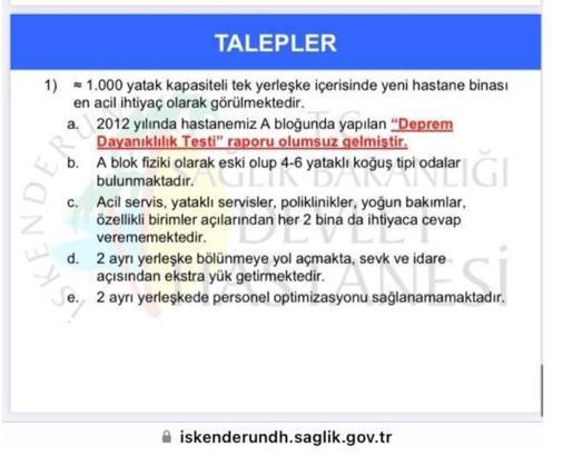 Yıkılan hastanenin 'deprem dayanıklılık testi olumsuz' gelmiş
