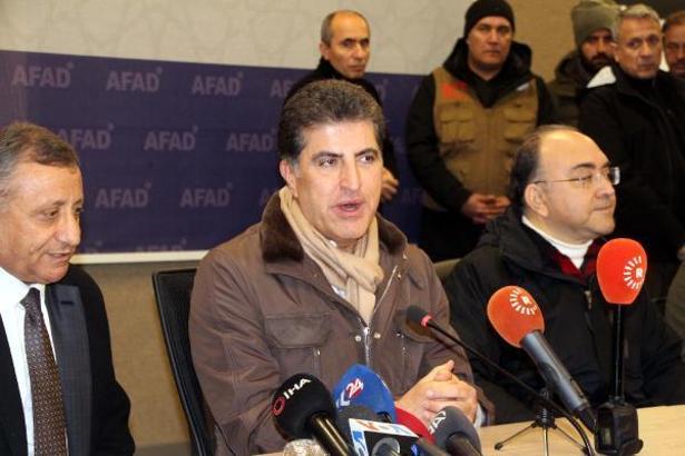 Neçirvan Barzani, depremden etkilenen Gaziantep’i ziyaret etti