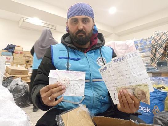 Buğlem, kalbini ve 25 lirasını Kahramanmaraş'a gönderdi