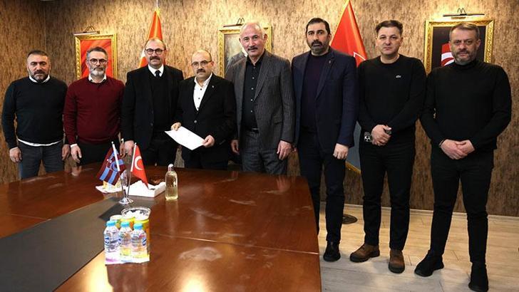 Trabzonspor’a teşekkür ziyareti