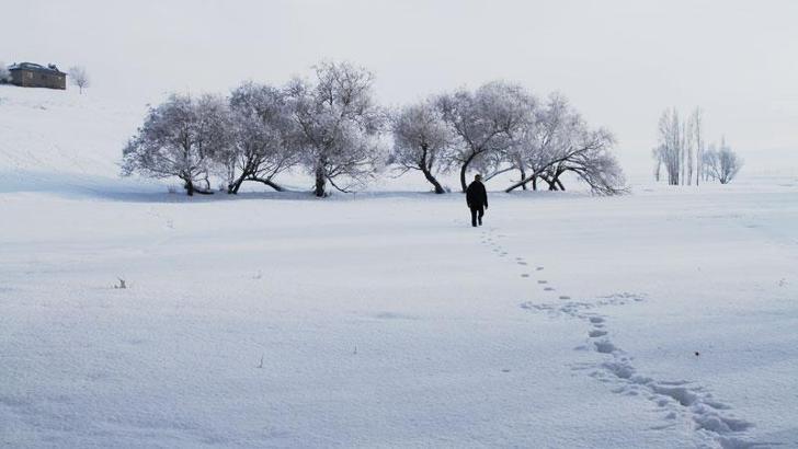 Çaldıran dondu; eksi 33,5