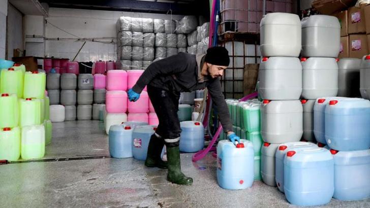 Deprem bölgeleri için hijyen ve temizlik malzemesi üretimi hızlandı