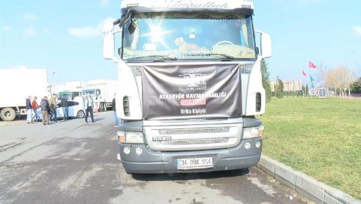 İstanbul Valiliği Hatay'a 24 TIR yardım malzemesi gönderdi