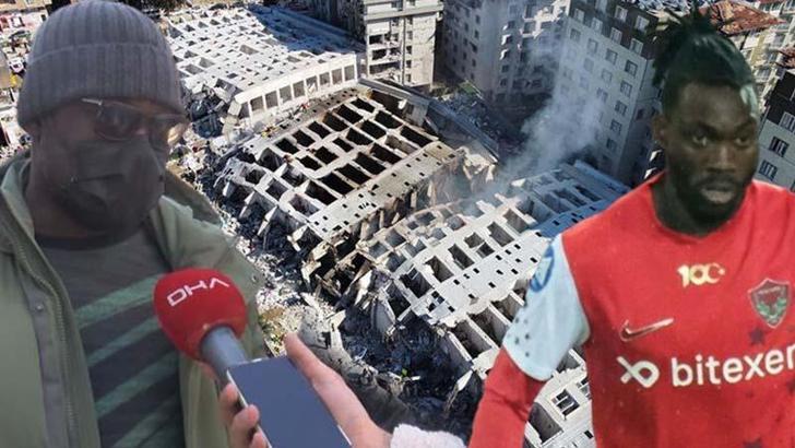 Hataysporlu Christian Atsu'nun menajeri: Canlı olarak çıkacağına inanıyoruz