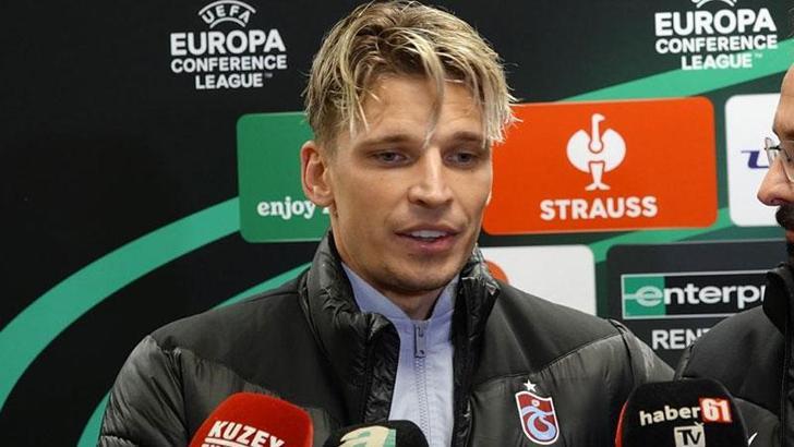 Trabzonspor'a galibiyeti getiren Larsen "Tüm ulus için oynadık"