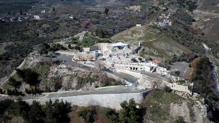 Hatay'da Darb-ı Sak Kalesi ve Bayezid-i Bistami Türbesi yıkıldı