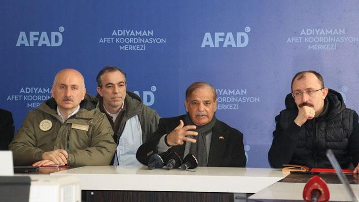 Pakistan Başbakanı Şahbaz Şerif, Adıyaman'da