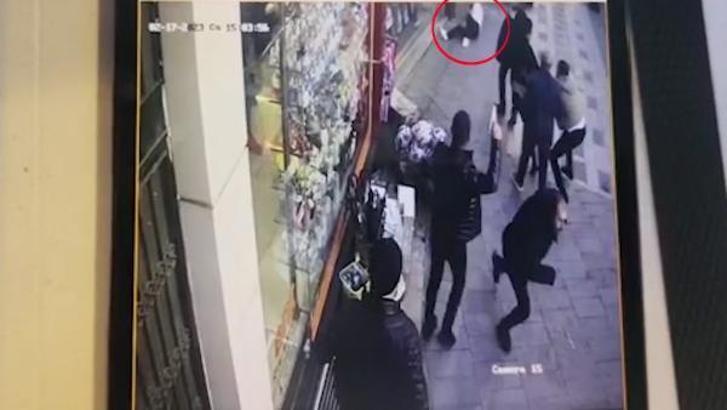 Trabzon'da silahlı kavga kamerada; 1 yaralı
