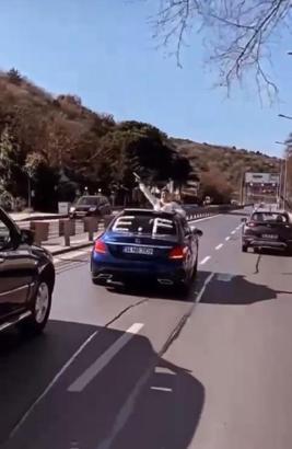 Sarıyer’de maganda gelin