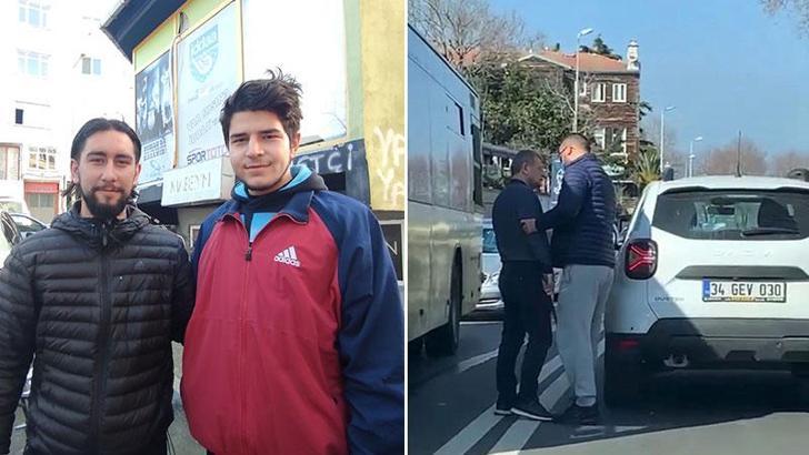 Sarıyer'de ters yöne giren sürücü kendini uyaran motosikletlilere baltayla saldırdı