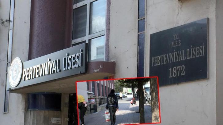 Tarihi Pertevniyal Lisesi öğrencileri eşyalarını topladı