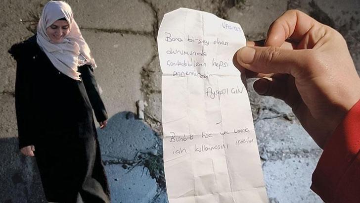 Hatay'da enkaz altından notu çıktı