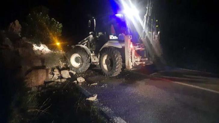 Kastamonu-Bartın karayolunda heyelan