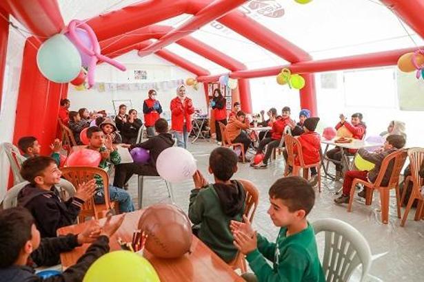 Kızılay’dan afetzede çocuklara psikososyal destek