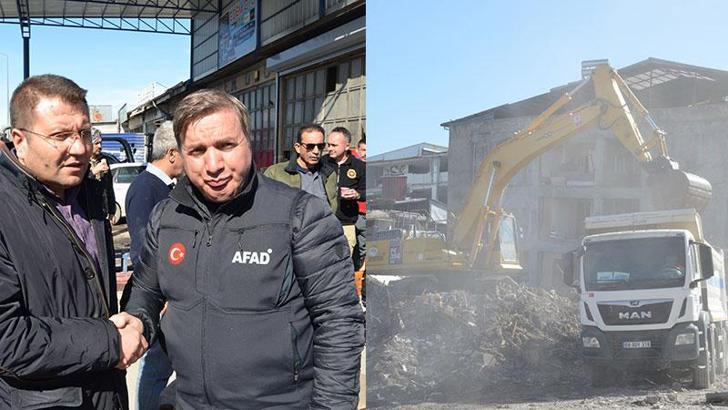 Vali Aydoğdu: Elbistan'da 264 kamyon var, her gün 45'in üzerinde enkaz kaldırılıyor