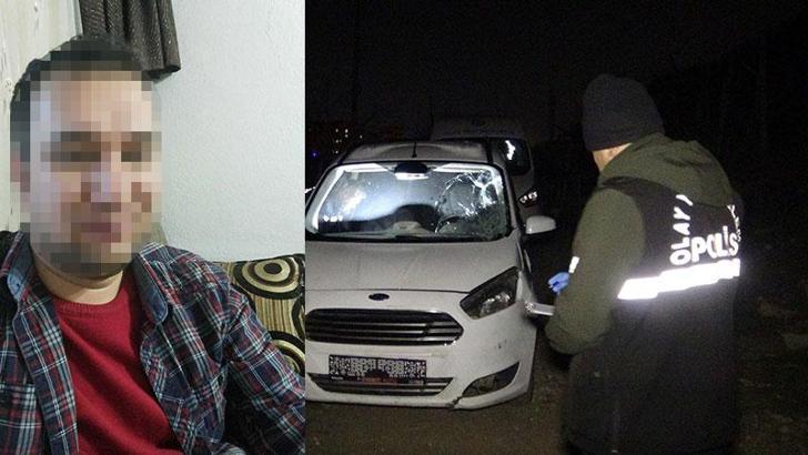 'Dur' ihtarına uymayıp araçla kaçan ve polise çarpan şüpheli yakalandı