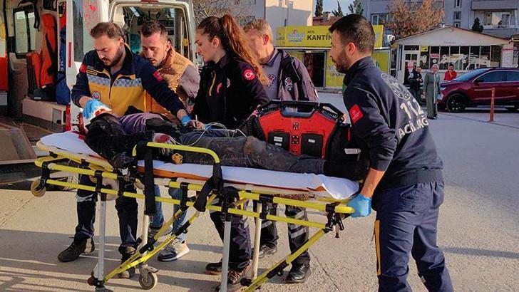 Solvent bulunan varil, spiral makinesiyle kesilirken patladı: 1 ölü, 1 yaralı