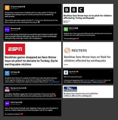 "Bu oyuncak sana arkadaşım" kampanyası dünya basınında