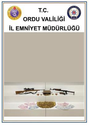 Ordu’da silah kaçakçılığına 2 tutuklama