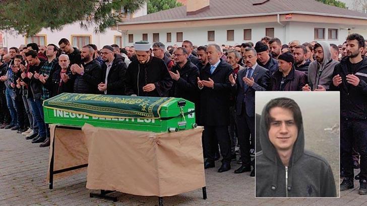 11’inci kattan düşen üniversiteli Ahmet Faruk, Bursa'da toprağa verildi