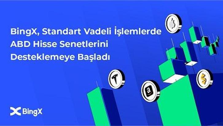 BingX, standart vadeli işlemlerde ABD hisse senetlerini desteklemeye başladı