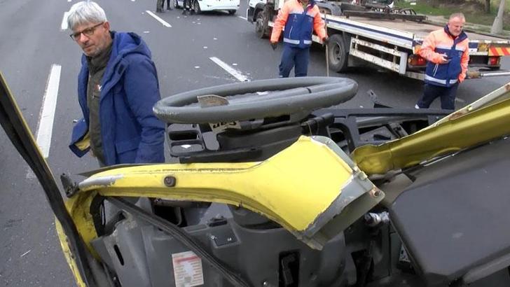 Bahçelievler'de kaza yapan kamyonetin sürücüsü: Buradan nasıl kurtuldum bilmiyorum