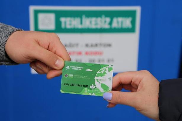 Küçükçekmece’de atıkların toplanması için ‘Benim Kartım’ uygulaması