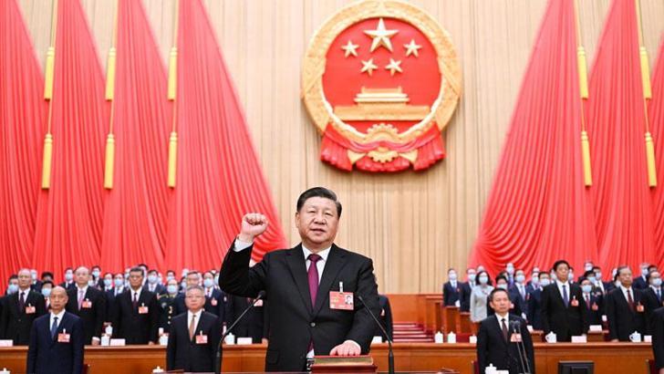 3’üncü kez seçilen Çin Devlet Başkanı Cinping, yemin etti
