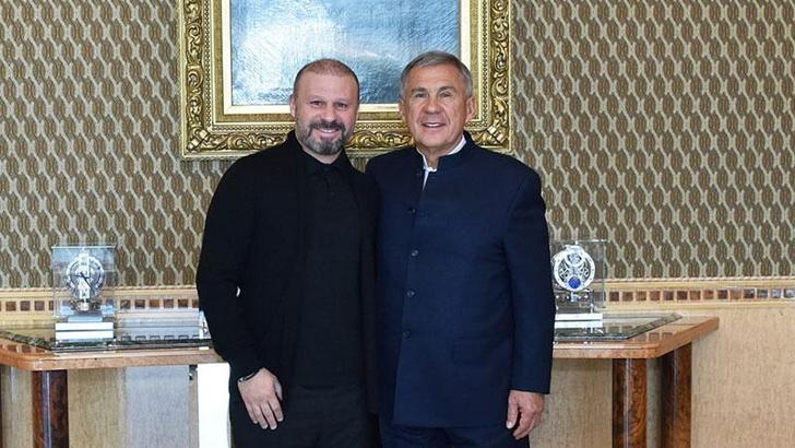 Gökdeniz Karadeniz, Tataristan Lideri Minnikhanov ile görüştü