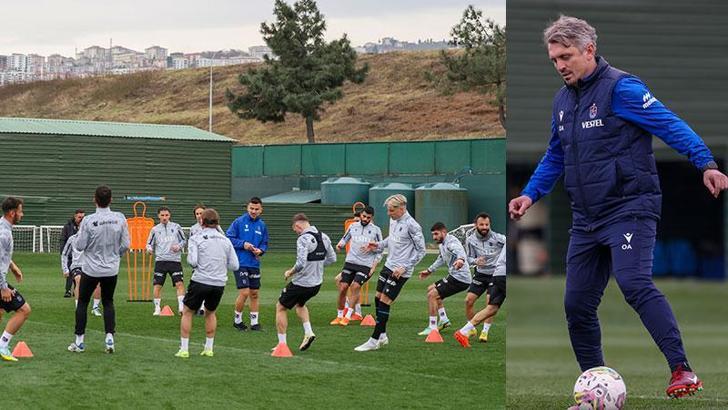 Trabzonspor, Orhan Ak ve teknik ekiple son idmanına çıktı