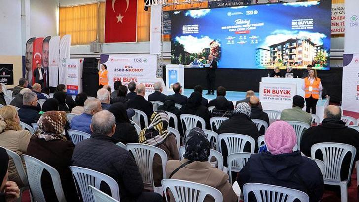 Çorlu'da 2 bin 210 TOKİ konutunun hak sahipleri belli oldu