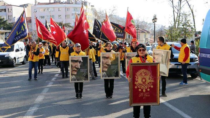 Tekirdağ'dan Çanakkale'ye '57'nci Alay Vefa Yürüyüşü' başladı