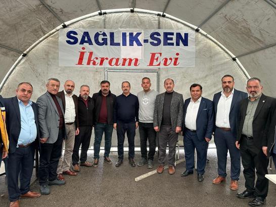 ‘Sağlık-Sen İkram Evi’ Hatay ve İskenderun’da hizmete başladı
