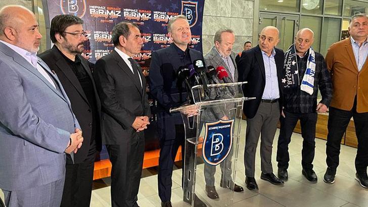 TFF ve kulüp başkanları, Başakşehir'de 'Omuz Omuza'