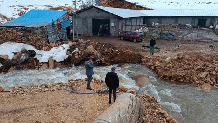 Tunceli’de sağanak hayatı olumsuz etkiledi