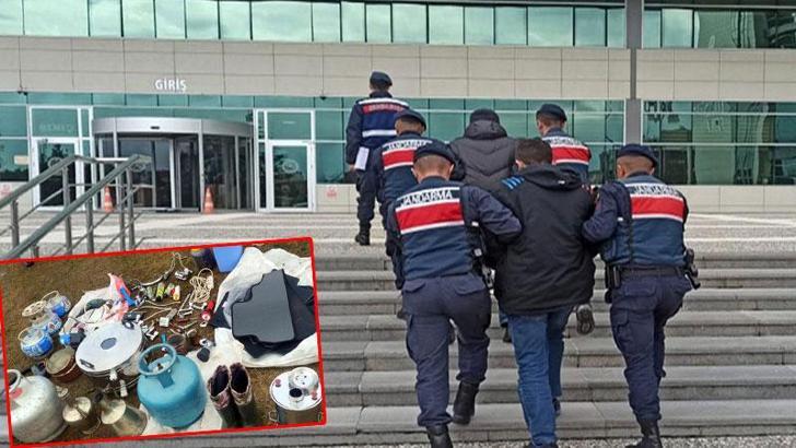 Yayla evlerinden hırsızlık yapan anne ve 2 oğlu yakalandı