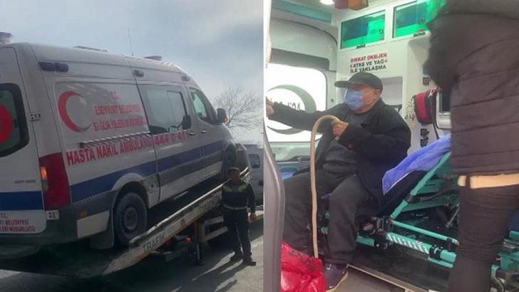 Esenyurt Belediyesine ait ambulans hasta nakli sırasında haczedildi
